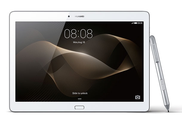 Huawei MediaPad M2 10 е с метален корпус и поддържа работа със стилус