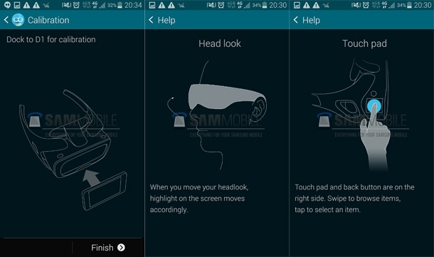 Първи снимки от приложението за управление на Samsung Gear VR