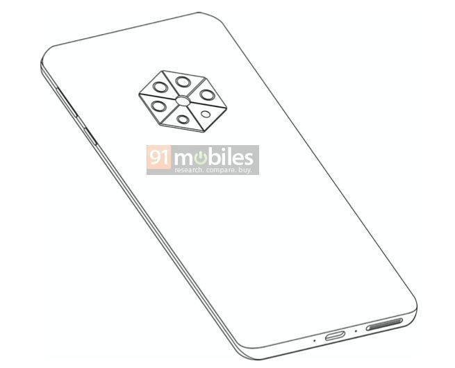 Huawei с интересен патент за телефон с петорна основна камера