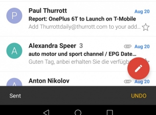 С Gmail за Android вече можете да отказвате изпратени писма