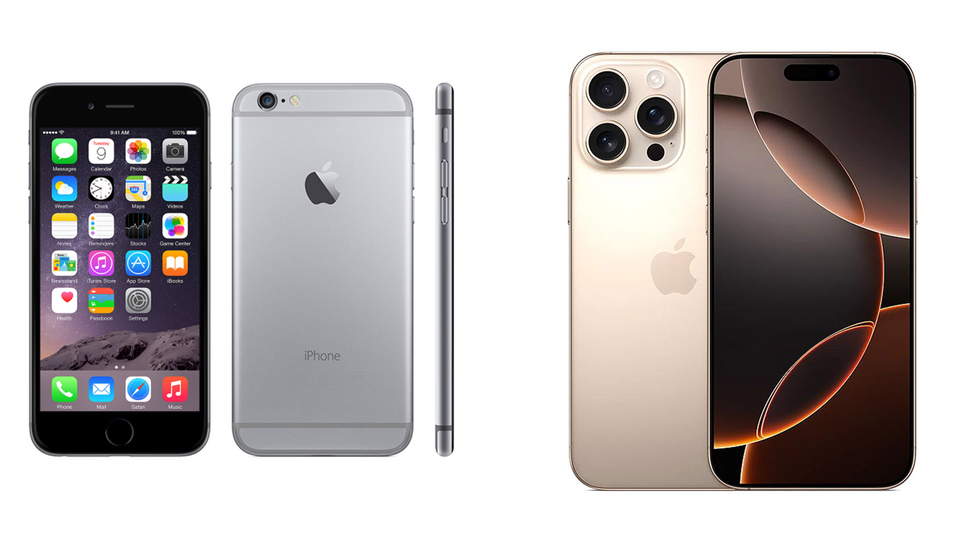 От iPhone 6 до iPhone 16 Pro – какво крият 10 години разлика