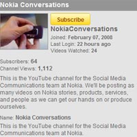 YouTube канал на Nokia