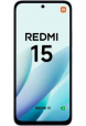 Xiaomi Redmi 15 4G отпред с 6.9-инчов дисплей и централна селфи камера.