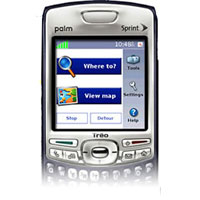 Palm смартфон с GPS навигация от Garmin