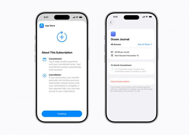Apple въвежда месечни абонаменти в App Store