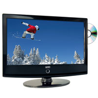 Плосък телевизор и DVD в едно