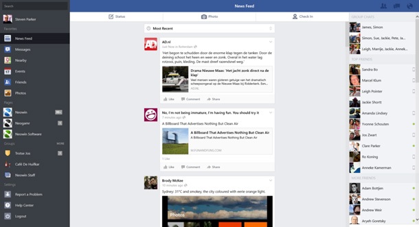 Windows 8.1 получи официално приложение за Facebook