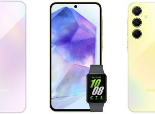Vivacom предлага Samsung Galaxy А35 5G и A55 5G в комплект с фитнес гривна Galaxy Fit3