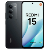 Xiaomi Redmi 15 4G в черен цвят, с тройна камера и елегантен дизайн.