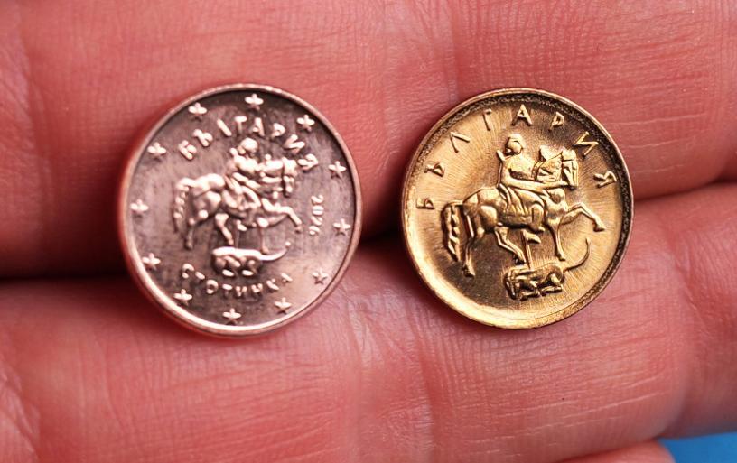 1 стотинка отблизо