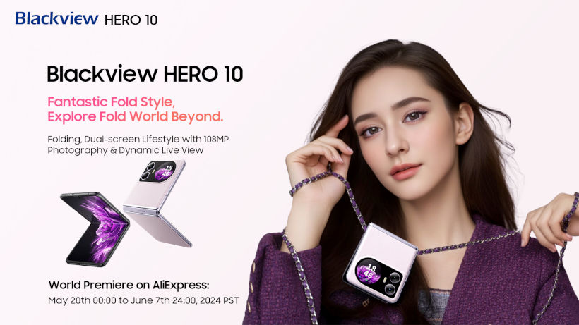 Blackview HERO 10 е сгъваем смартфон със 108MP камера на много конкурентна цена