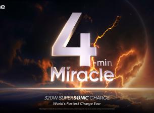 Realme представи технология за бързо зареждане до 320W