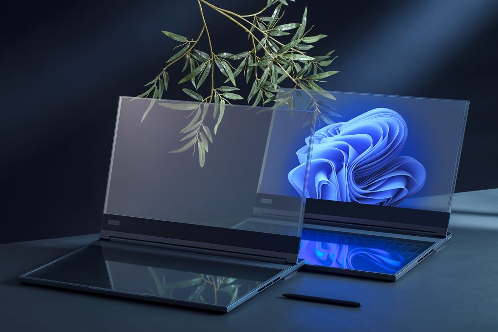 Lenovo показа футуристичен лаптоп ThinkBook с прозрачен дисплей