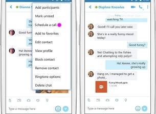 Нови функционалности за Skype за Android