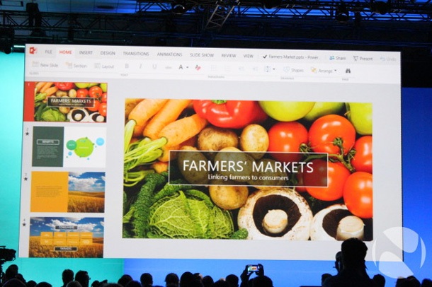 Microsoft показа оптимизирания за таблети Office