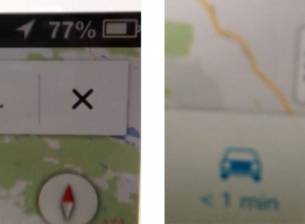 Това може да са снимки на приложението Google Maps за iOS 6
