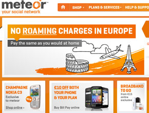 Ирландският оператор Meteor премахва роуминг таксите