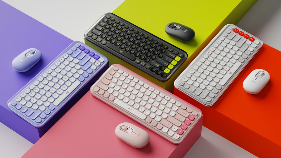 Клавиатурата Logitech POP Icon Keys е компактна и стилна