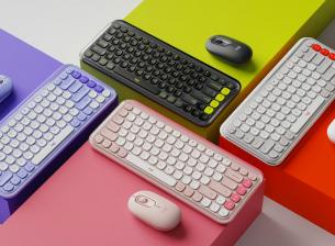Клавиатурата Logitech POP Icon Keys е компактна и стилна
