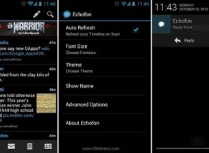 Първа тестова версия на Echofon за Android