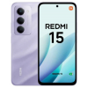 Xiaomi Redmi 15 4G в лилав цвят с голям дисплей и стилен корпус.