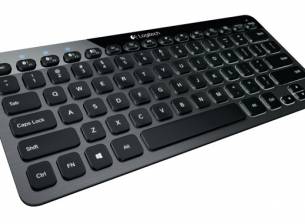 Bluetooth клавиатурата Logitech K810 може да работи с до 3 устройства