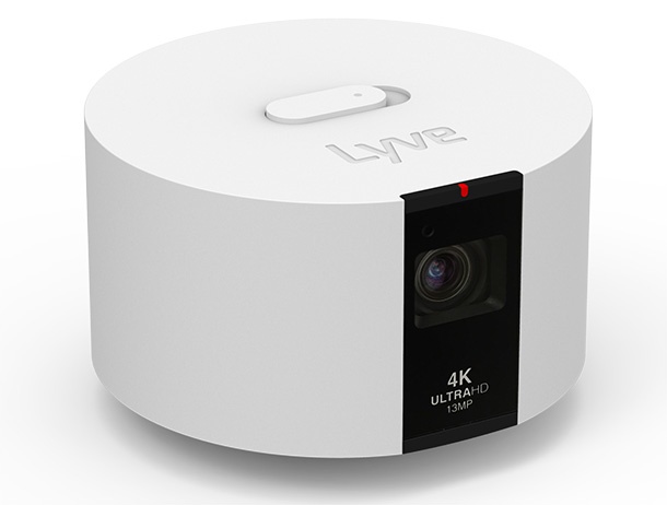 Камерата Lyve Cam автоматично заснема и публикува онлайн снимки и видео