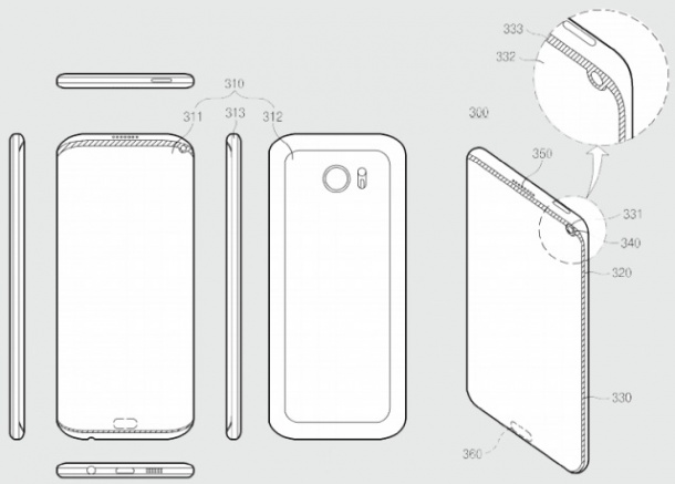 Samsung патентова смартфон с изрязан дисплей