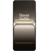 OnePlus Nord CE5 предна част – AMOLED дисплей с тънки рамки и надпис Never Settle.