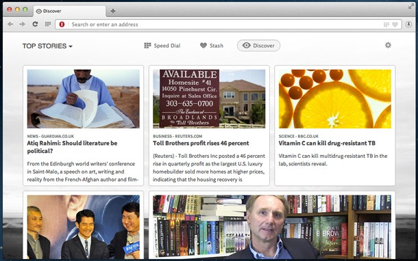 Opera Next 15 използва ядрото WebKit