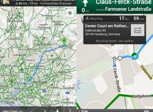 Google Maps с указания за велосипедисти в още 6 европейски страни