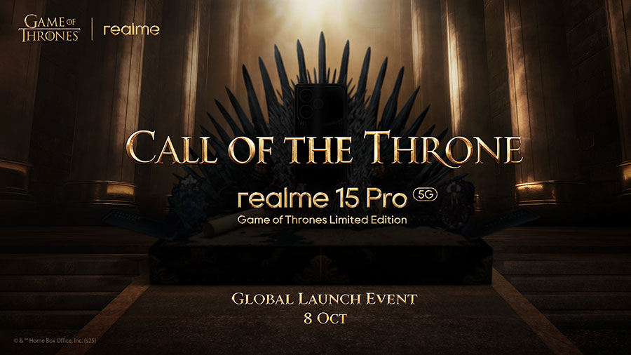 Realme ще представи първия в света смартфон Game of Thrones