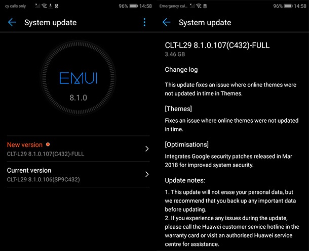 Huawei P20 Pro получава първи ъпдейт