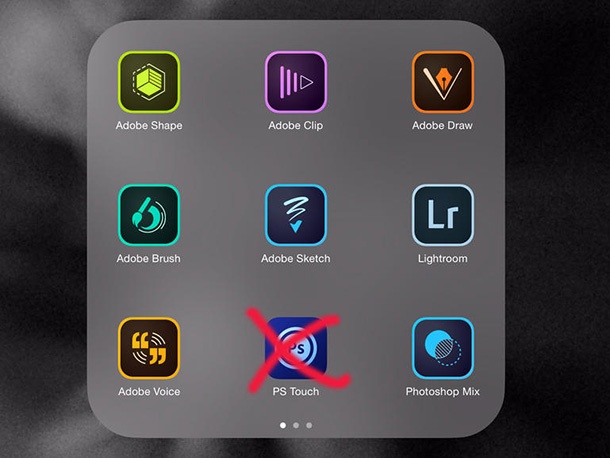 Adobe ликвидира Photoshop Touch, подготвя ново приложение на негово място