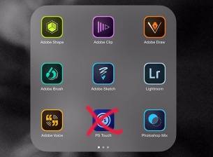 Adobe ликвидира Photoshop Touch, подготвя ново приложение на негово място