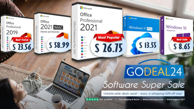 Вземи доживотен Office 2021 или Windows от Godeal24, цените започват от 10$