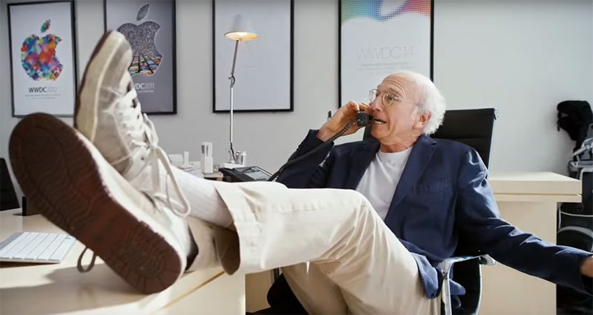 Вижте видеото с Лари Дейвид за WWDC 2014, което Apple не излъчи