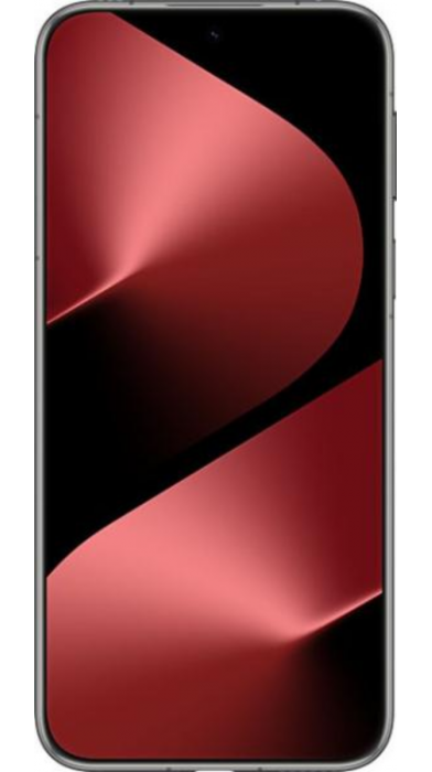 Преден изглед – дисплей 6.8-инчов LTPO OLED дисплей на Huawei Pura 80 Pro с тънки рамки и камера в центъра.