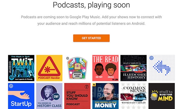 Очакваме подкасти в Google Play Music