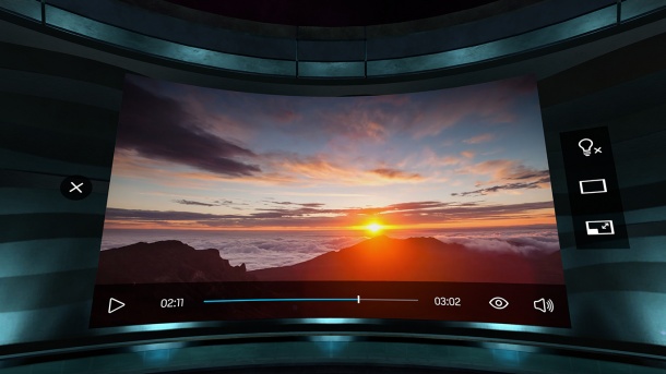 HTC пусна нов видео плеър за очилата Vive