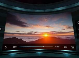 HTC пусна нов видео плеър за очилата Vive