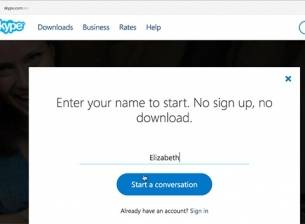 Вече може да ползвате Skype и без акаунт
