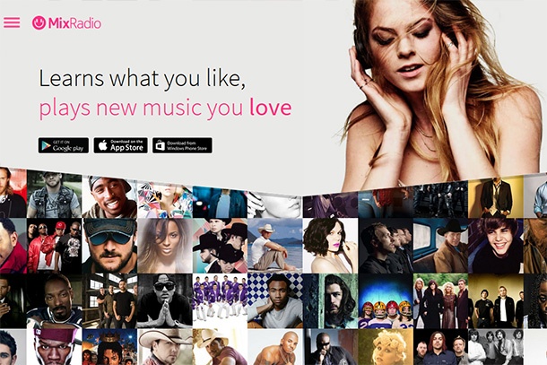 Услугата MixRadio вече е достъпна за Android и iOS