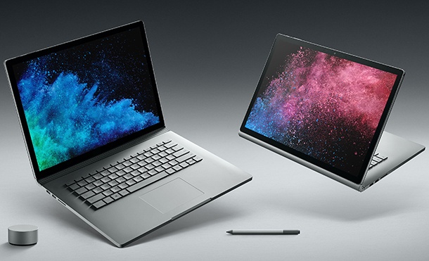 Microsoft Surface Book 2 има и версия с 15” дисплей