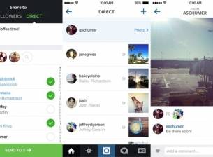 Instagram добавя функция за лични съобщения