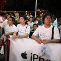 20 000 iPhone 3G продадени в Сингапур за три седмици
