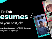 TikTok става малък LinkedIn с поддръжка на видео CV-та