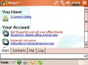 Обновен Skype за Pocket PC