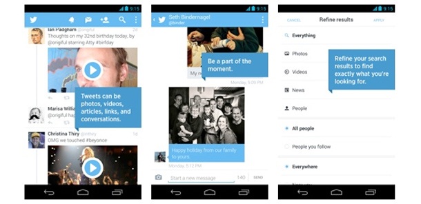Новият Twitter за Android и iOS с нов дизайн и подобрена функционалност