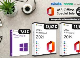 Добри новини! Купи доживотен MS Office за 11.99€ и ключ за Windows на цени от 6.14€